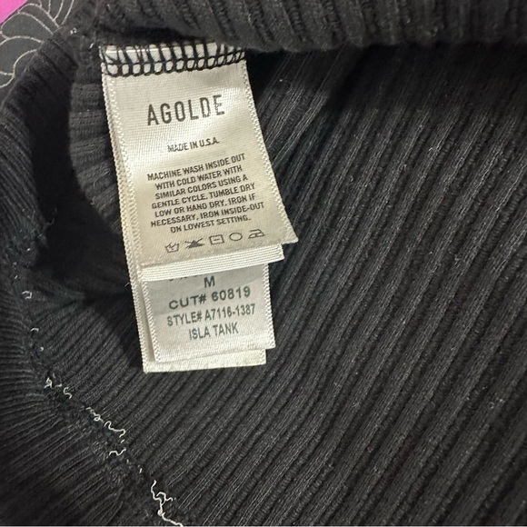 AGOLDE Isla Cutout Tank Size Medium - Picture 5 of 5